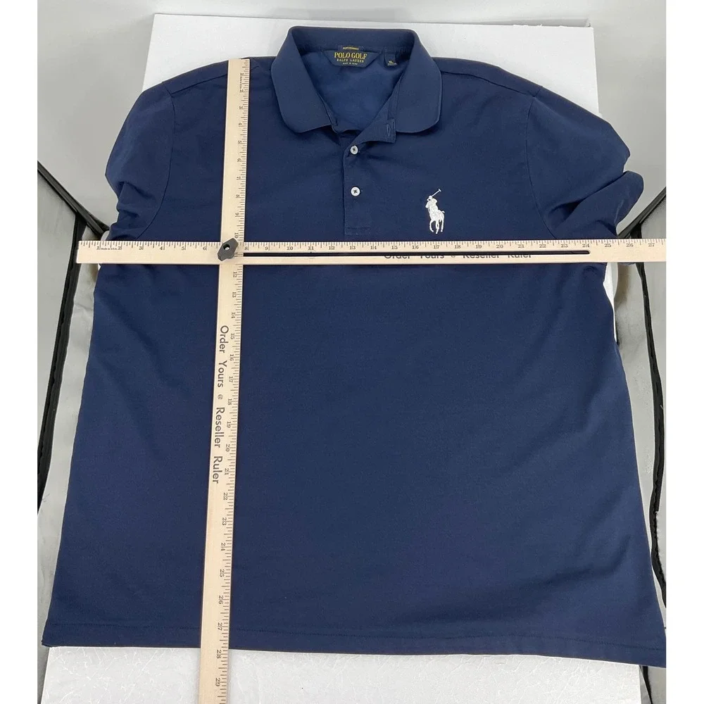 Polo Golf Ralph Lauren Performance Polo Shirt Athletic‎ Fit XL #1247